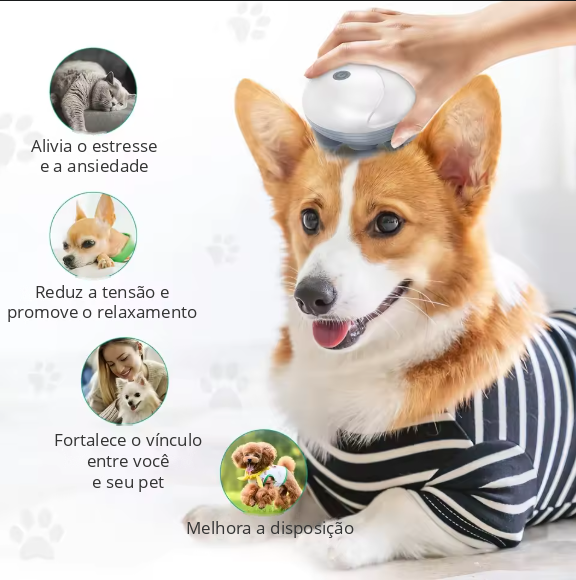 Massageador Elétrico de Couro Cabeludo